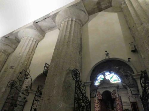 It was a relatively simple job - they just filled in the spaces between the columns