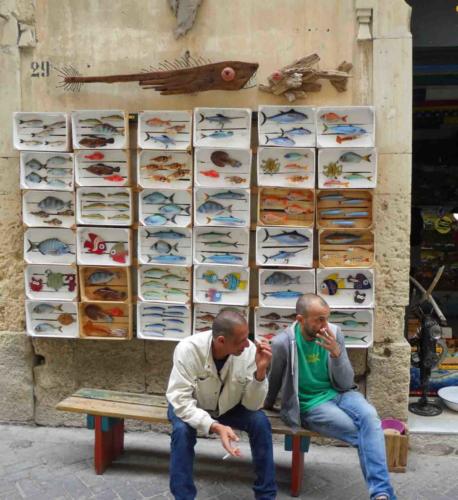 The very contemporary Fish House art gallery 