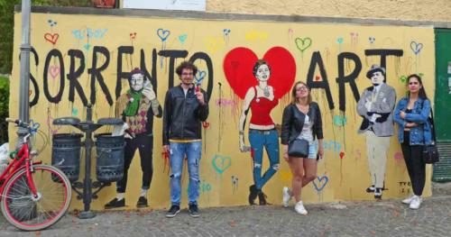 And finally, having fun with the street art