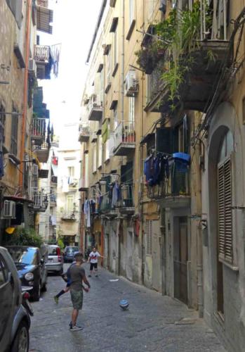 If the street is the front yard, that's where you play