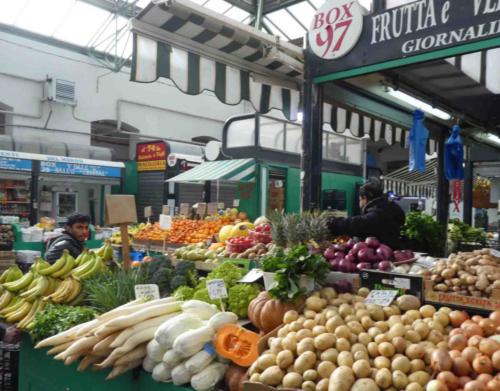 The Mercato Esquilino is housed in a former dairy factory