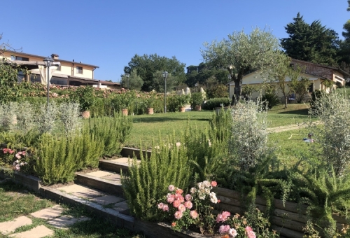Borgo Mandoleto in the Umbrian countryside.