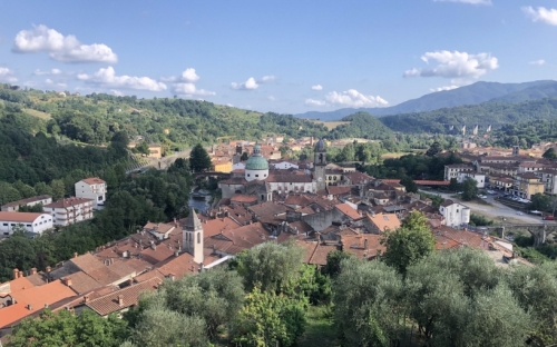 This is Pontremoli - a lovely village in northern Tuscany. 