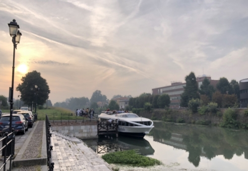 Our voyage on the Brenta began at the Padua end of the canal - an early morning start to what would be a leisurely day-long trip.