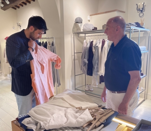 Many good options, a couple of trips to the change room, and before long, the deal was done.