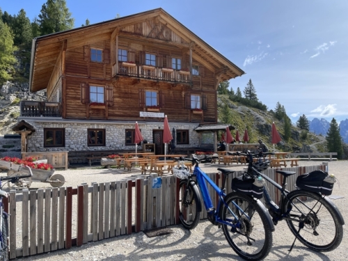 In fact, refuges are common; some are much more remote and harder to reach than others, but they all provide welcome refreshment to weary walkers (and, in this case, bikers).