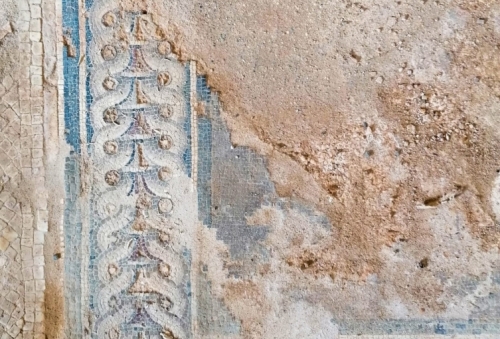 The tiles in this intricate design are barely a couple of millimetres square. 