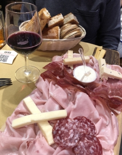 ... salumi e formaggio - buonissimo!