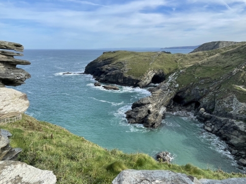 Archaeologists believe that in the Middle Ages, ships sailed into this cove to unload their cargo. 