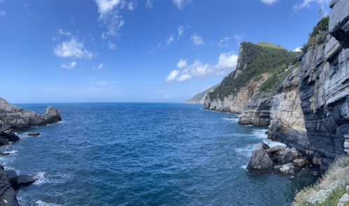 And this cove directly below it is 'Byron's Grotto.'