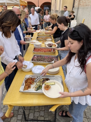 And the food. It's an Italian festival, so there's a lot of delicious food.
