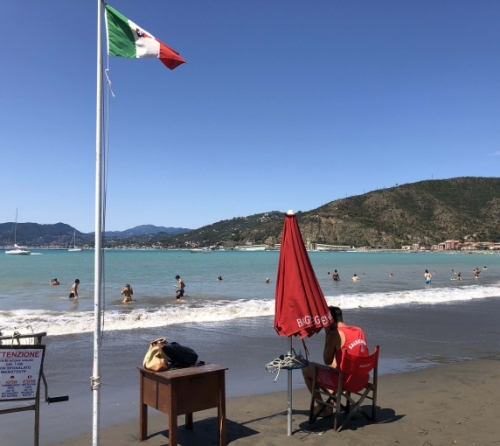 Though maybe it's not as much fun for the lifeguards whose job is to be on the beach, but not splashing about in the water.