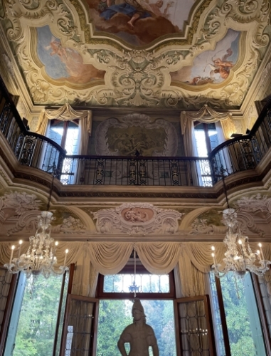 The designs were classical, symmetrical and strictly proportioned - those of us who like things 'in the box' love them - but while the exteriors of Palladian buildings were often austere ...