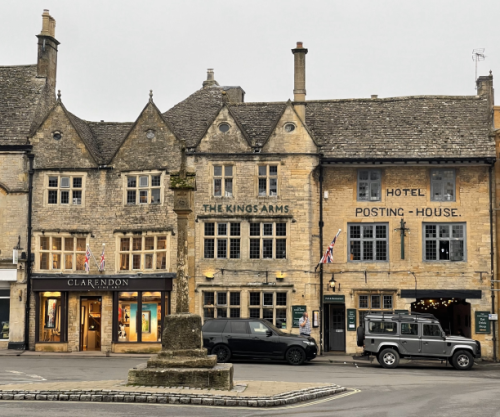 Stow on the Wold - the village name comes from the Saxon word 'stow', meaning 'holy meeting place'.