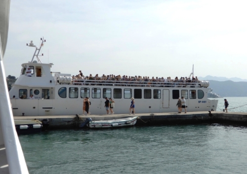 Not that ferry! That one's heading to the Cinque Terre. 