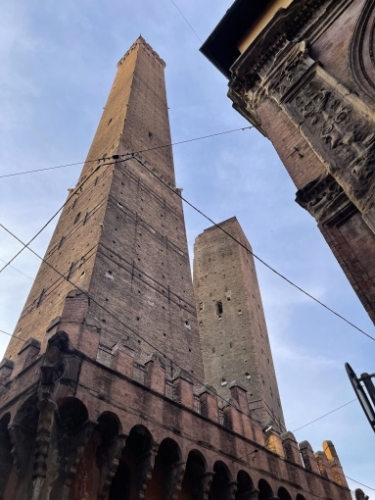 ... Bologna's towers are a symbol of the city.
