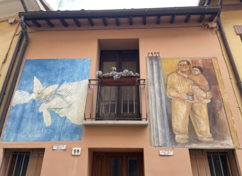 Each painting includes the details of who created it and when.