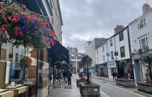 Truro is the county's only city, and was the starting point for our visit to Cornwall. 