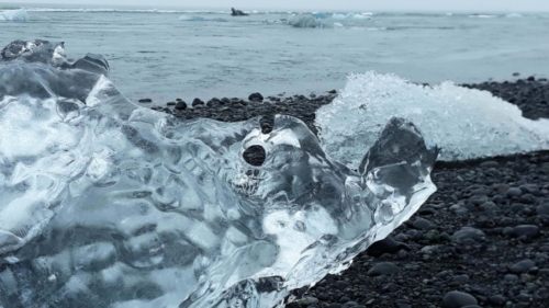Of course the colours and shapes of the ice are ever-changing