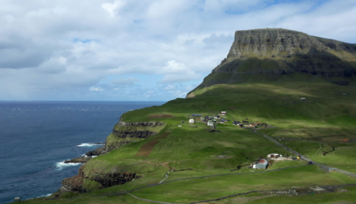 The Faroes are rocky, volcanic, incredibly beautiful islands
