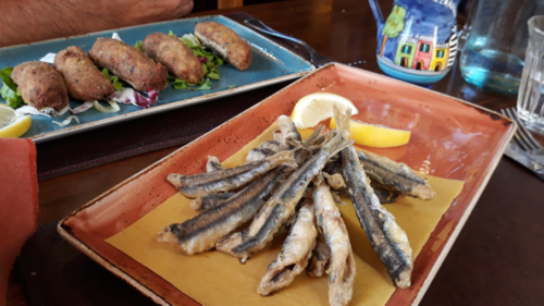 In this part of the world it's all about the anchovies - delicious!