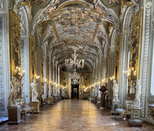 Among the other galleries and museums we visited was the magnificent Galleria Doria Pamphilj, a large private art collection.
