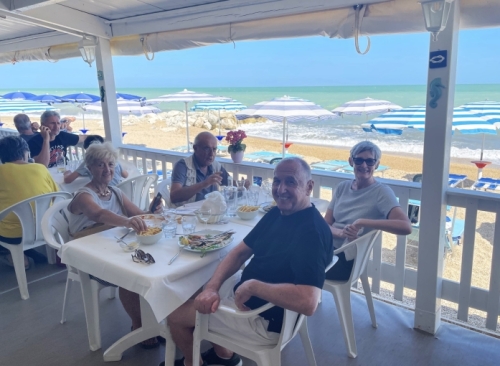 Not a bad spot for lunch! And a perfect way to end our wonderful visit to Marche. 