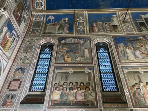 It was here, in these frescoes, that Giotto introduced emotion into the subjects of his painting - the first time it had been done.