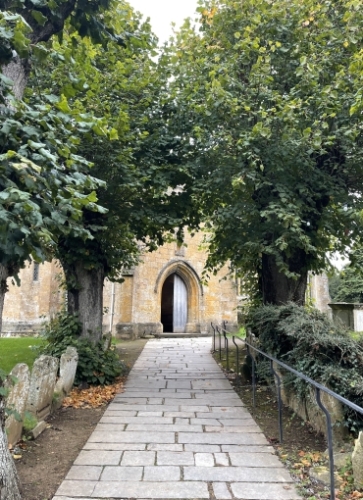 Entry to the Church of St James in Chipping Campden.