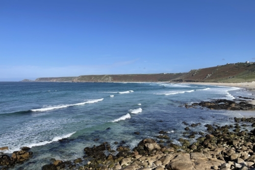 South of Cape Cornwall, this is Sennen Cove.