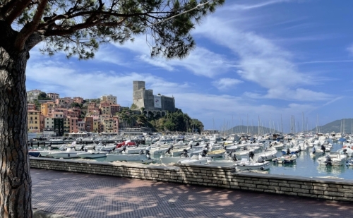 It's said Byron would swim across the bay to visit the Shelleys. But tragically, in 1822, Shelley drowned in a boating accident just off the coast.