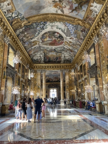 Palazzo Colonna's magnificent Sala Grande - opulent enough to rival the Hall of Mirrors at Versailles. The final scene of 'Roman Holiday' - where Audrey Hepburn chooses duty over love - was filmed here. Really, next time you're in Rome, add Palazzo Colonna to your list.