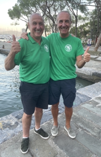 Ready to cheer on the home teams.