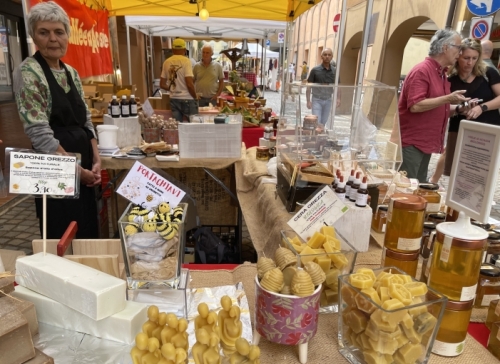 While the festival is mostly about all things honey, this being Italy ...