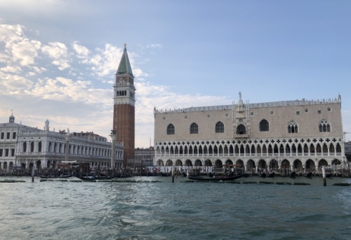 It was amazing to cruise up the Grand Canal - past Piazza San Marco and the Doge's Palace - to our final destination.