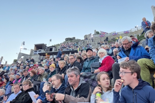 The open-air Minack theatre is an extraordinary venue overlooking the Atlantic Ocean near the village of Porthcurno.  