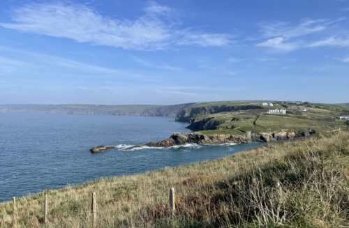So that's it - we've come to the end of our visit to beautiful Cornwall. Next, we leave the coast behind and head for rolling green hills.