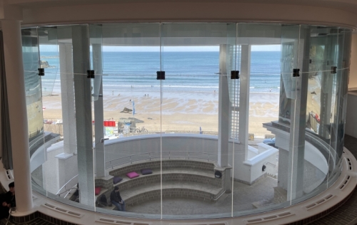 It's an interesting collection, housed in a purpose-built gallery overlooking Porthmeor Beach.