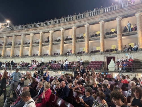 It was originally designed for that once wildly-popular sport, Sferisterio - also known as 'Game of the Ball with Bracelet' (it's a long story). :)