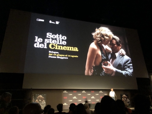 Over several weeks, 'Cinema Under the Stars' in the piazza showcased some of the great Italian classics.