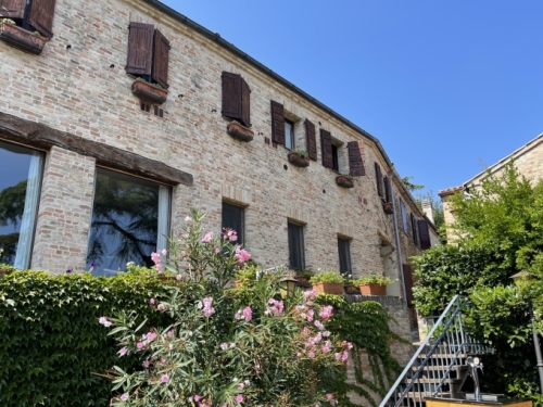 A couple of families still live in the village, but we managed to take up every other room in town.