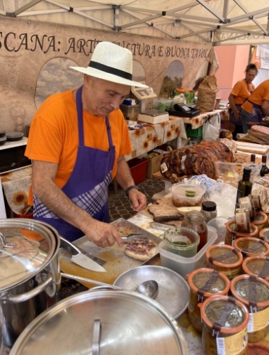 And the lampredotto (the Florentine version of tripe) ...