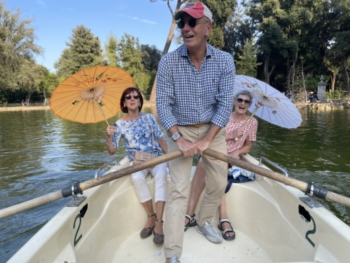 And secondly, that he can row - and sing - like a Venetian goldolier!