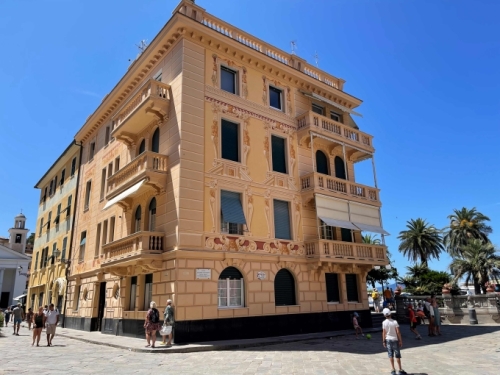 In northern Italy and Liguria, in particular, you'll find many outstanding examples of trompe l'oeil.