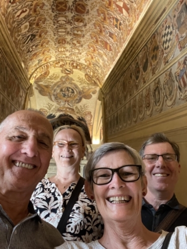 We left San Petronio and headed round to Palazzo Archiginnasio, the seat of Bologna University from 1563 to 1805.