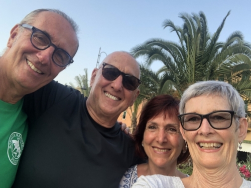 It was so wonderful to see them again! On our first evening here, we shared a ‘reunion’  dinner of delicious seafood taken from the waters right in front of us. 