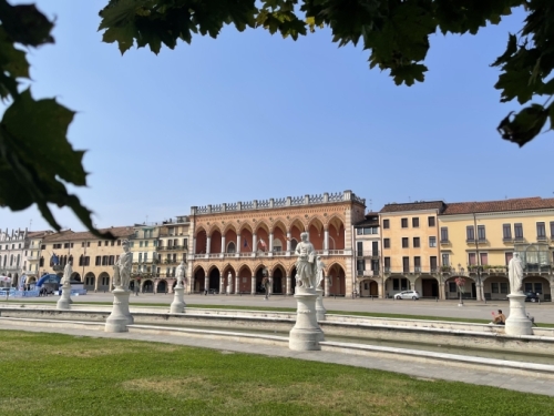 The Prato della Valle - at 90,000 square metres, it’s Italy's largest piazza (though technically it's oval-shaped, not square).