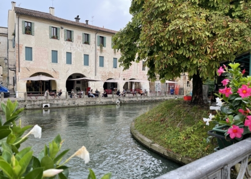 Treviso's famous fish market is located on a small island in the centre of the city - Isola della Pescheria.