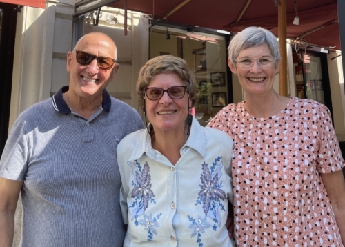 We have two other friends in Rome, both of whom we'd been hoping to catch up with.