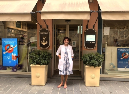 Rita is a pharmacist. Her business was one of very few to remain open during the Covid lockdown. 